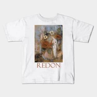 Pandora by Odilon Redon Kids T-Shirt